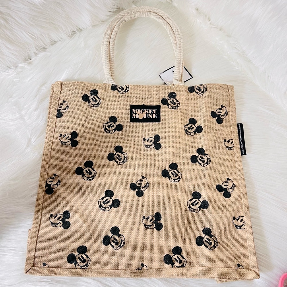 - Primark x Disney Mickey Mouse Large Reusable Beach Bag Shopping Tote Sho…
